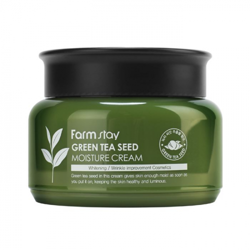 Крем для лица глубоко увлажняющий с семенами зеленого чая FARMSTAY Green Tea Seed Moisture Cream   100мл