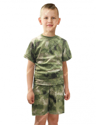 Комплект детский Зарница с шортами цв.Атак