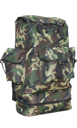 Рюкзак модель 02М с люверсами цв.Зеленый КМФ