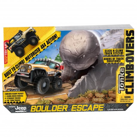 Большой трек Tonka Climb-overs с машинкой Jeep Boulder Escape