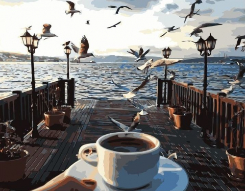 Кофе на пристани