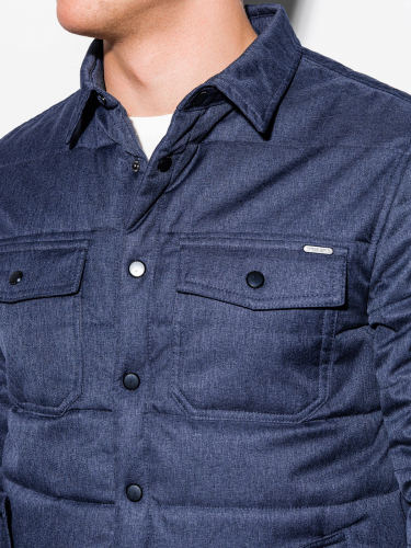 Куртка мужская осенняя C452 - темно-синий