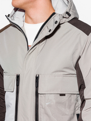 Куртка мужская зимняя C460 - бежевая