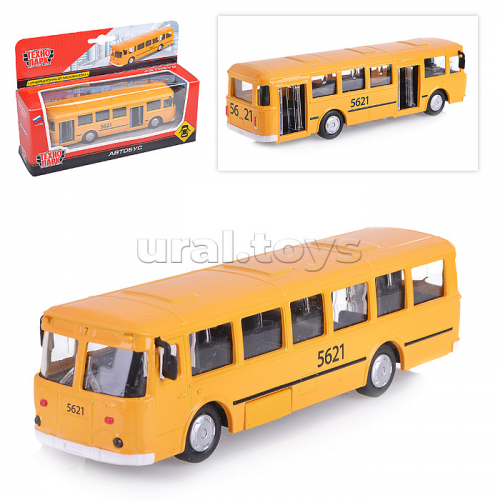 Машина металл Автобус 15см, (открыв. двери) инерц., в коробке