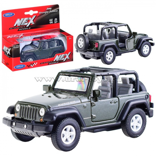 Модель машины 1:34-39 Jeep Wrangler Rubicon