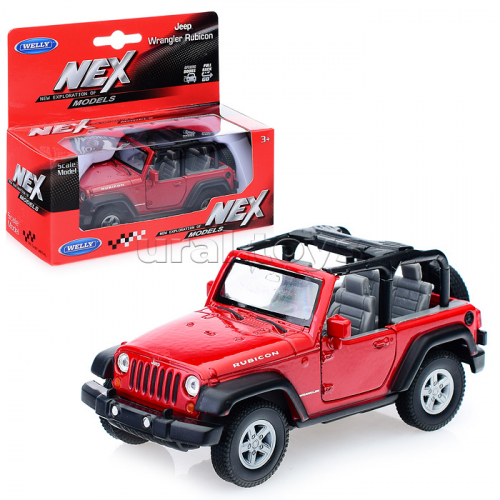 Модель машины 1:34-39 Jeep Wrangler Rubicon