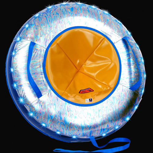 Сноутьюб V76 LIGHT YELLOW оптимальный с сиденьем, диаметр чехла 95 см