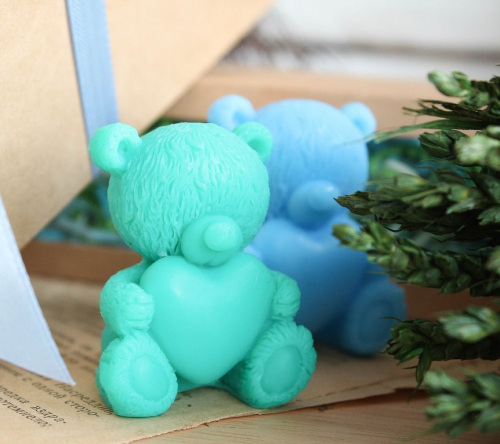 Мишки-Малышки - набор оливкового мыла ручной работы в коробочке Milotto арт. milotto003466