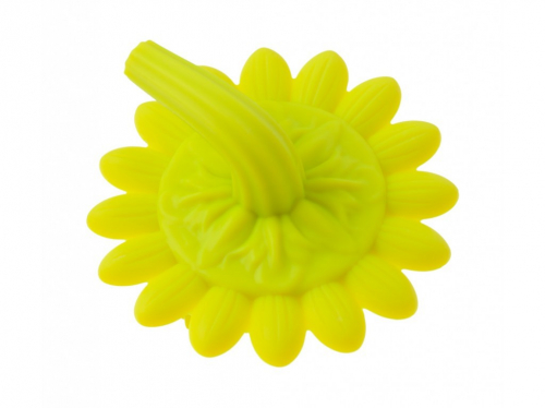  Антибактериальная силиконовая мочалка Sunflower желтая