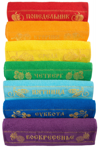 Комплект махровых полотенец 7 шт - Вышневолоцкий текстиль