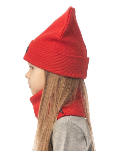 Комплект (шапка, снуд) 13-176U; красный