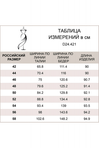 Кюлоты из поливискозы в полоску