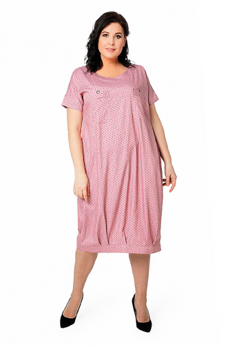 Ст.цена 2390руб. Платье #191612 20252 Т.розовый DIZZYWAY