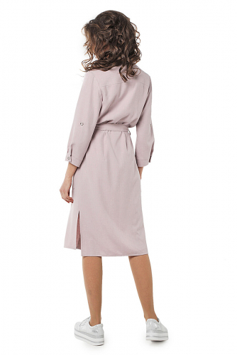 Ст.цена 2150руб. Платье #191260 20206 Серо-розовый DIZZYWAY
