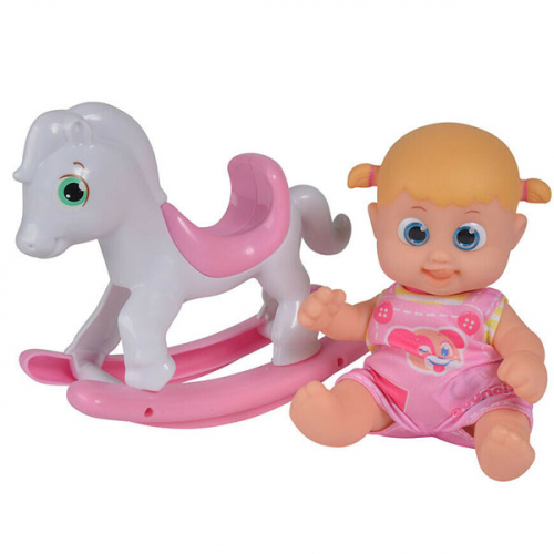 -20% Игрушка Bouncin` Babies Кукла Бони 16 см с лошадкой-качалкой, дисплей