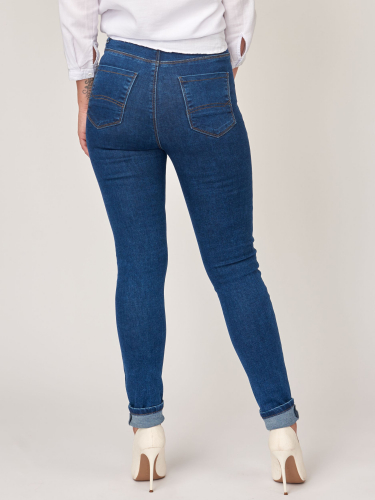 К612-СМ60--Зауженные синие джинсы р.26