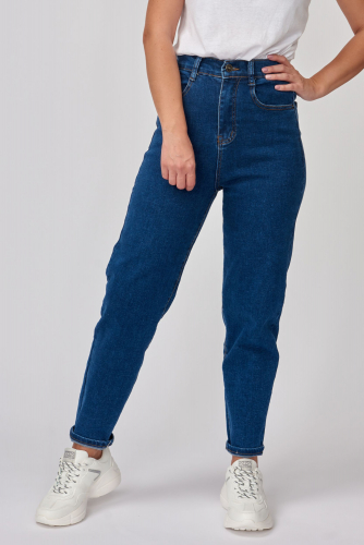 Синие МОМ-джинсы (ряд 25-30) арт. АВ560 2