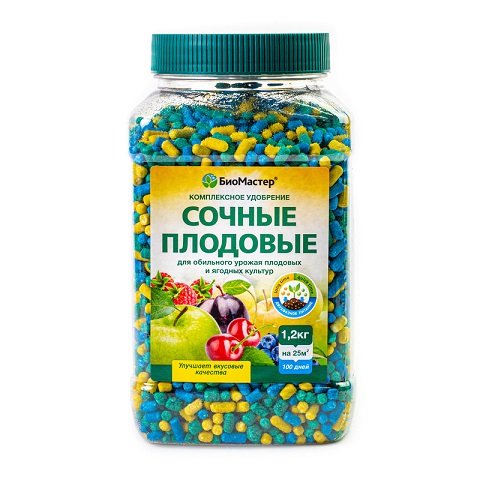 БИОМАСТЕР удобр. Сочные плодовые 1,2 кг/5 шт