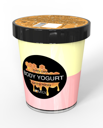 Крем-йогурт двухцветный Мёд. 210 г