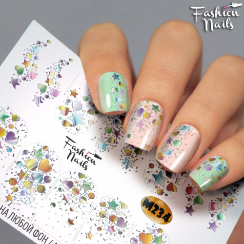 Fashion Nails, Слайдер-дизайн M234