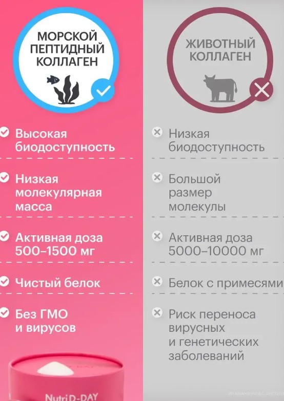 NUTRI D-DAY LOW MOLECULAR FISH COLLAGEN PLUS Низкомолекулярный рыбий коллаген плюс 2грx*90стиков