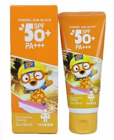 PORORO SUN CREAM SPF50+PA+++ Детский солнцезащитный крем 50 ml. 