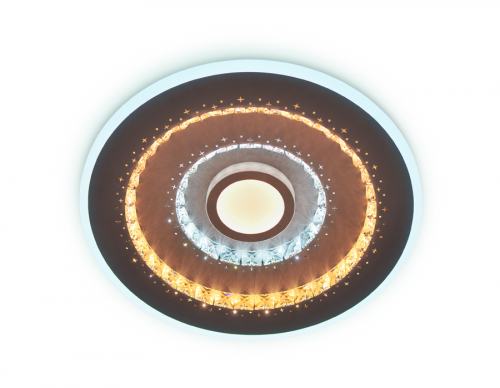 Потолочный светодиодный светильник с пультом FA253 CF кофе 112W D490*60 (ПДУ РАДИО 2.4)