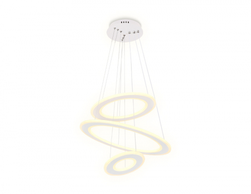 Подвесной светодиодный светильник с пультом FA432 WH белый 160W D470*630 (ПДУ РАДИО 2.4G)