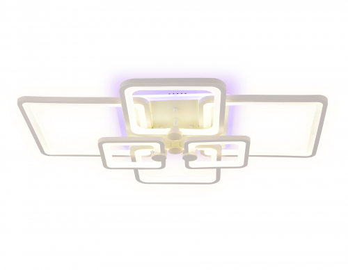 Потолочный светодиодный светильник с пультом FA5306/4+2 WH белый 176W 800*550*140 (ПДУ РАДИО 2.4G)
