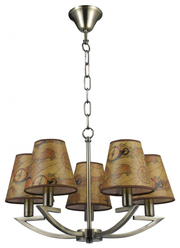 Подвесной светильник Escada Pirates 1021/5 E14*60W Bronze