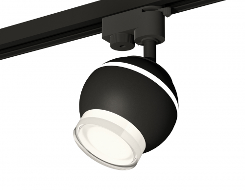 Комплект трекового светильника XT1102070 SBK/FR/CL черный песок/белый матовый/прозрачный GU5.3 LED 3W 4200K (A2521, C1102, N7160)