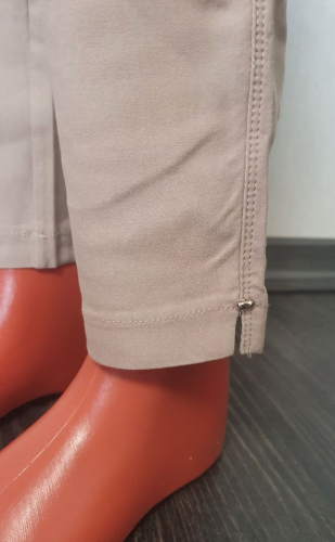 Зауженные брюки бежевые ЕВРО (ряд 46-56) арт. M-BL915P-142-99