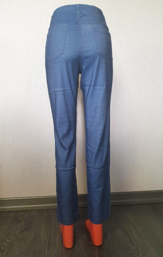 Зауженные брюки синие ЕВРО (ряд 46-56) арт. M-BL915P-142-85