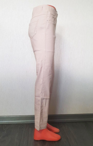 Зауженные брюки бежевые ЕВРО (ряд 46-56) арт. M-BL915P-142-99