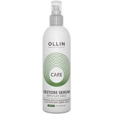 OLLIN CARE Сыворотка восстанавливающая с экстрактом семян льна 150мл/ Restore Serum with Flax Seeds