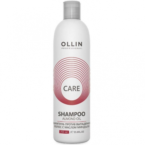OLLIN CARE Шампунь против выпадения волос с маслом миндаля 250мл/ Almond Oil Shampoo