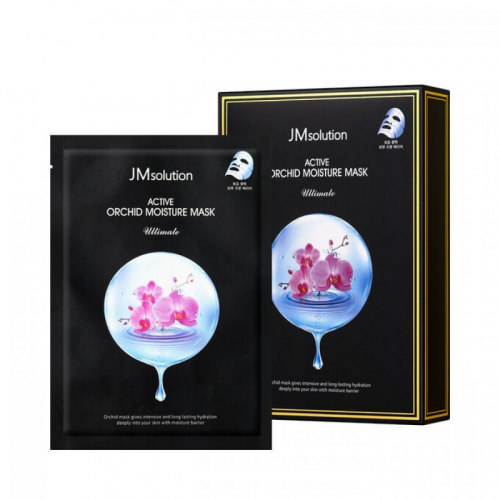 JMsolution Active Orchid Moisture Mask Ultimate 30ml. x 10 ea. - Увлажняющая тканевая маска с экстрактом орхидеи