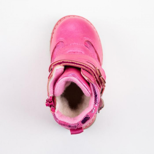 Ботинки детские, цвет розовый, размер 24