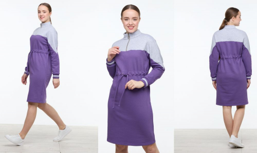 4046 Платье Фиолетовое