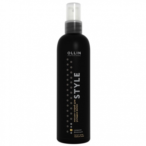 OLLIN STYLE Лосьон-спрей для укладки волос средней фиксации 250мл