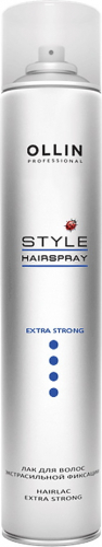 OLLIN STYLE Лак для волос экстрасильной фиксации 450мл