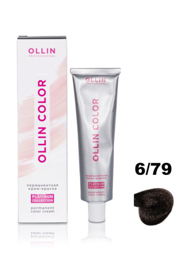 OLLIN COLOR Platinum Collection  6/79 100 мл Перманентная крем-краска для волос