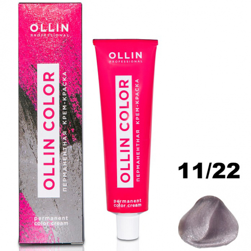 OLLIN COLOR 11/22 специальный блондин фиолетовый 60мл Перманентная крем-краска для волос