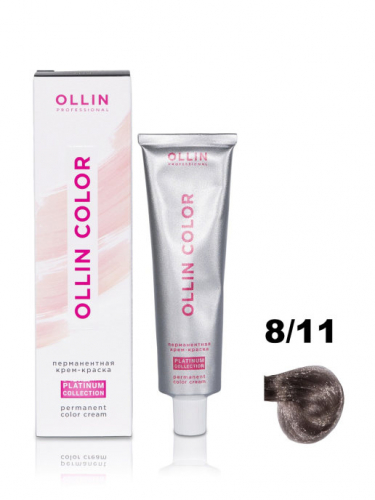 OLLIN COLOR Platinum Collection  8/11 100 мл Перманентная крем-краска для волос