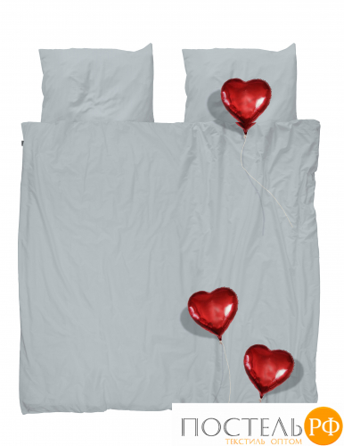 Комплект постельного белья Сердце в облаках 200х220см (Пакет ПВХ)