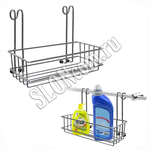 Полка на кухню навесная на рейлинг