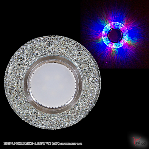 230руб11063-9.0-001LD MR16+LED3W WT (MIX) светильник точ.