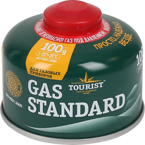 Баллон газовый TURIST-STANDARD (TBR-100) 100г.для портативных приборов-резбовой от -23 до+35 (24) оптом