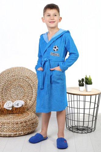 Махровый халат для мальчика - Детский Бум