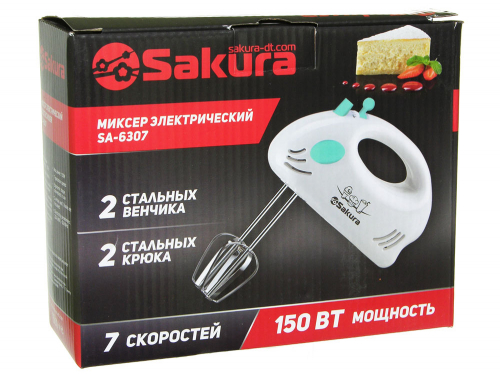 Миксер 7 скоростей 150Вт SA-6307R арт.SA-6307R